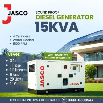 Jasco 15 KVA Diesel Generator