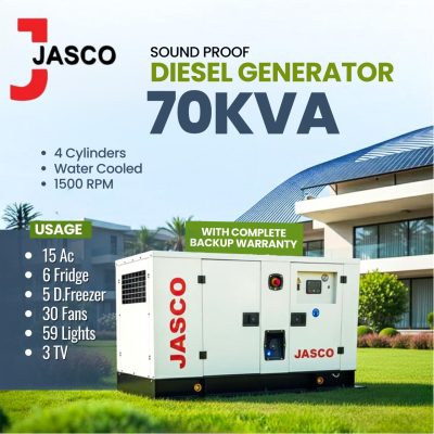 Jasco 70 KVA Diesel Generator