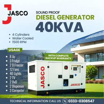 Jasco 40 KVA Diesel Generator